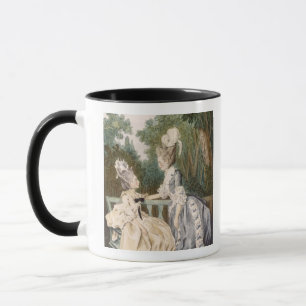 Ladies' Morning Dress, 1771 (colour engraving) Mug