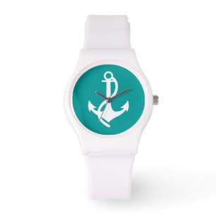 Ladies Nautical Boat Anchor Wristwatch