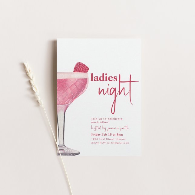 Ladies Night Dinner Party Invite (Creator Uploaded)