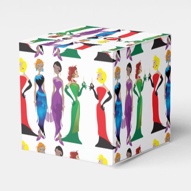 Ladies' Night Favour Boxes (Front Side)