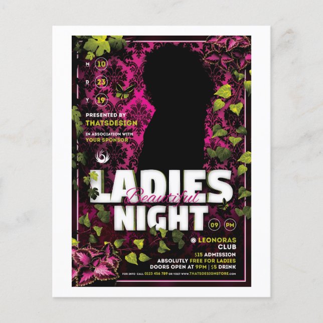 Ladies Night Flyer (Front)