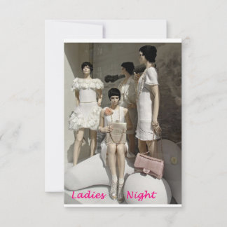 "Ladies Night" invitation