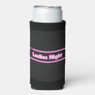 Ladies Night Neon LED Sign Can Cooler