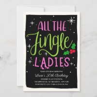 Ladies Night Out Holiday Invitation