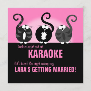 Ladies Night Out to Howl Invitation