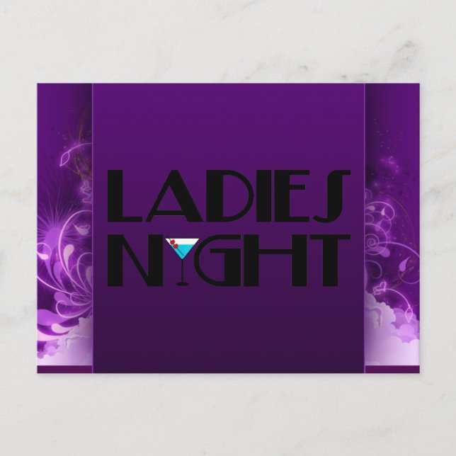 Ladies Night Postcard (Front)