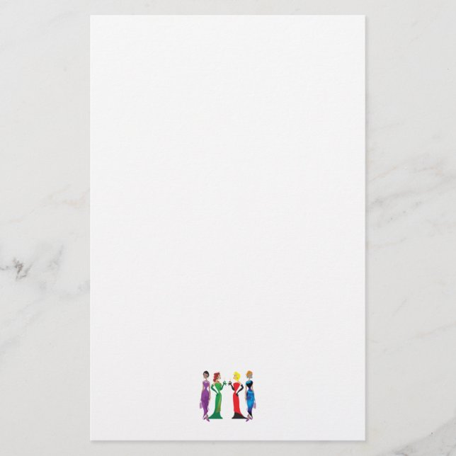 Ladies' Night Stationery (Front)