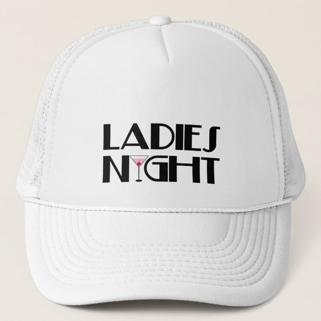 Ladies Night Trucker Hat (Front)