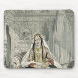 Ladies of Caubul in their In and Out-of-Door Costu Mouse Pad