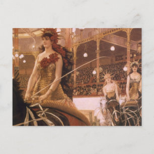 Ladies of the Cars (aka Circus) by James Tissot Postcard