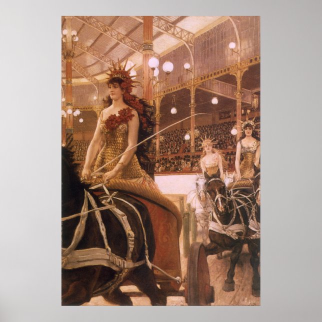 Ladies of the Cars (aka Circus) by James Tissot Poster (Front)
