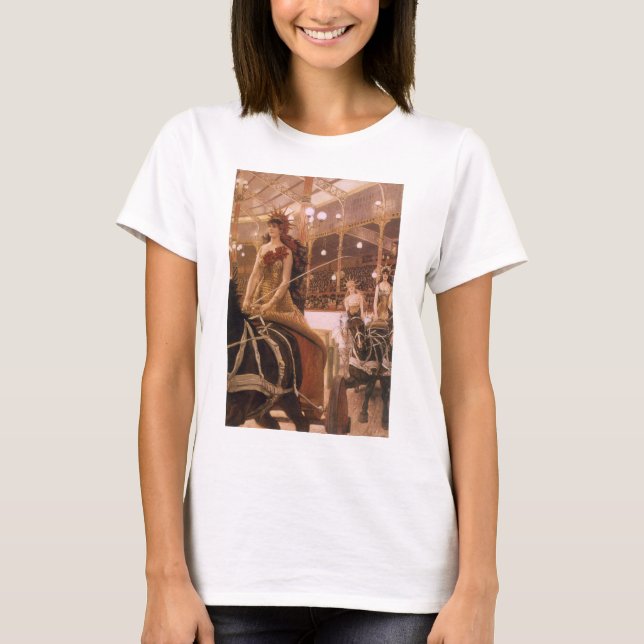 Ladies of the Cars (aka Circus) by James Tissot T-Shirt (Front)