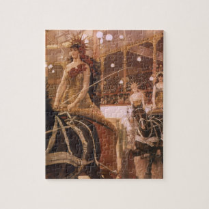 Ladies of the Cars (Circus) by Tissot, Vintage Art Jigsaw Puzzle