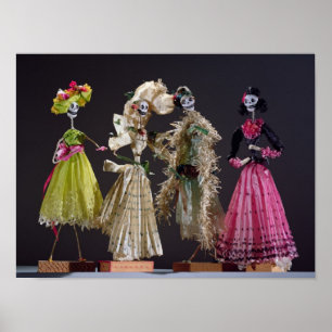 Ladies of the Day of the Dead, from Oaxaca Poster