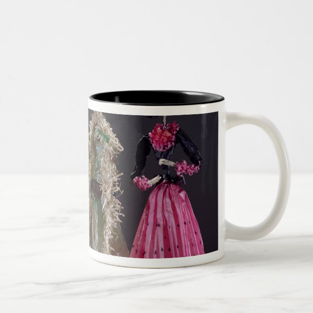 Ladies of the Day of the Dead, from Oaxaca Two-Tone Coffee Mug (Right)