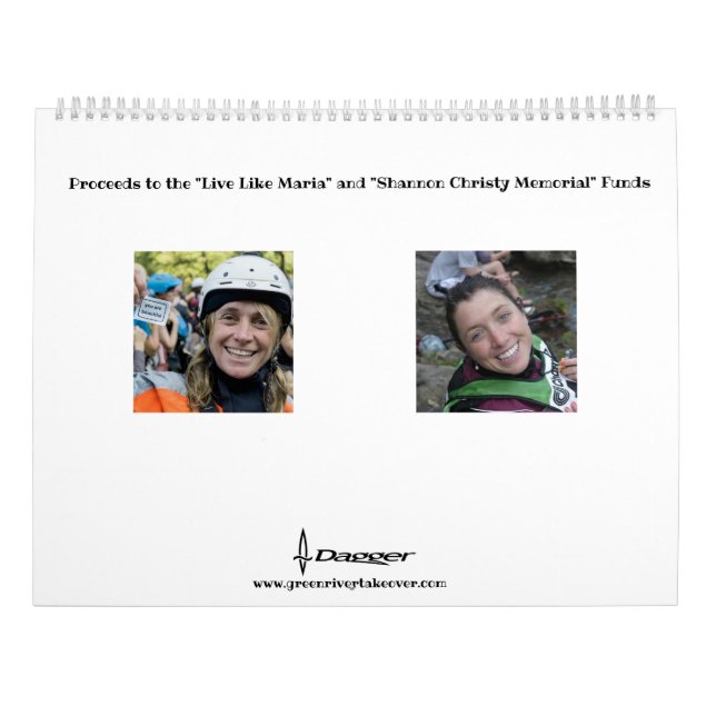 Ladies of the Green Calendar (Back)