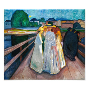 Ladies on the Bridge Edvard Munch Photo Print