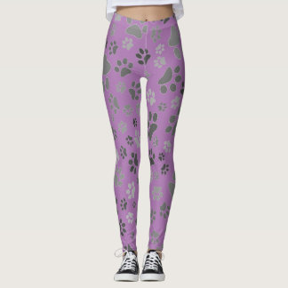 Ladies Paw Print Leggings
