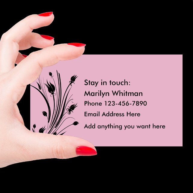 Ladies Personal Contact Cards (Creator Uploaded)