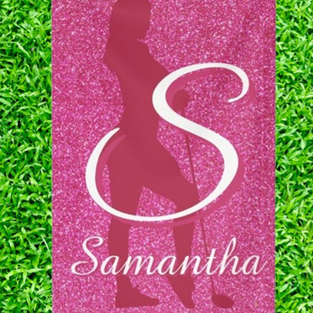 LADIES PINK GLITTER BANNER (Discover the perfect women's gifts that sparkle! From glittery beauties to monogrammed backdrops, )
