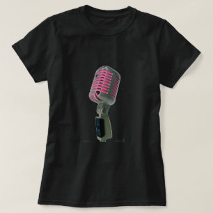 Ladies - Pink Mic T-Shirt