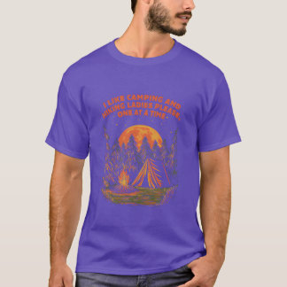Ladies Please One at aime Camping Hiking Camper vi T-Shirt