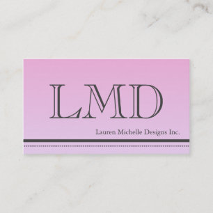 Ladies Professional Modern Design Business Card