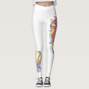 Ladies Rainbow Unicorn Leggings