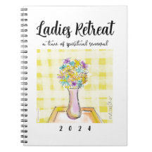 Ladies Retreat design with Flowers on a Table