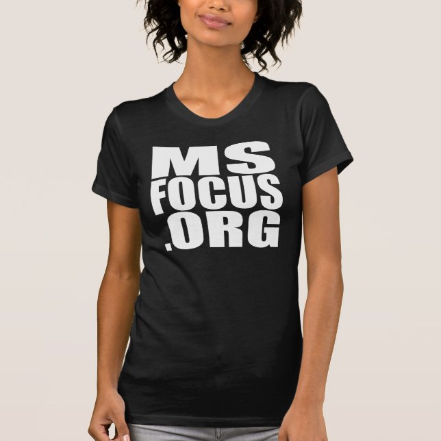 Ladies' short-sleeved msfocus.org tee (Front)