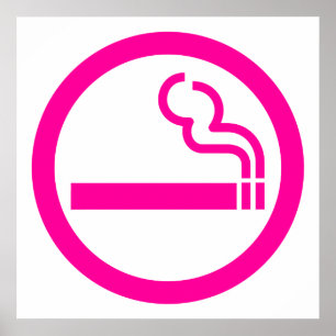 Ladies Smoking Area 喫煙女性 Japanese Sign