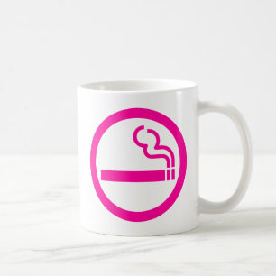 Ladies Smoking Area 喫煙女性 Japanese Sign Coffee Mug