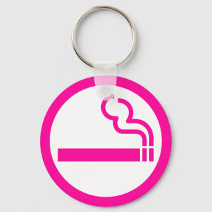 Ladies Smoking Area 喫煙女性 Japanese Sign Key Ring
