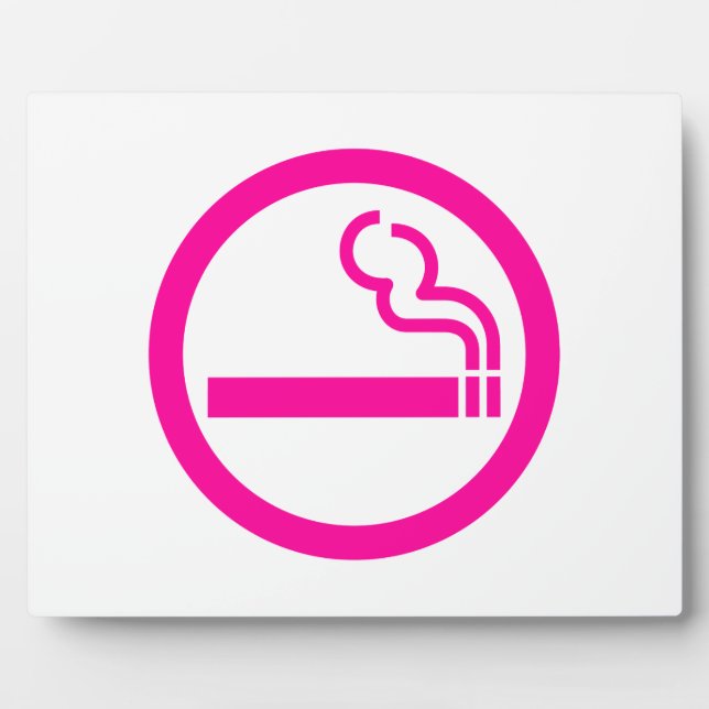 Ladies Smoking Area 喫煙女性 Japanese Sign Plaque (Front)