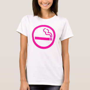 Ladies Smoking Area 喫煙女性 Japanese Sign T-Shirt