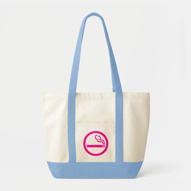 Ladies Smoking Area 喫煙女性 Japanese Sign Tote Bag (Front)
