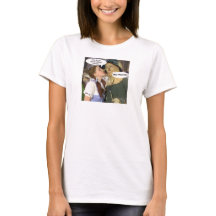 LADIES T SHIRT WITH  JOKE