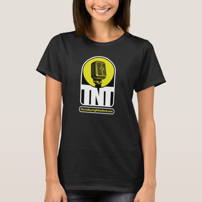 Ladies Thursday Night Tanked Black Tee (Front)