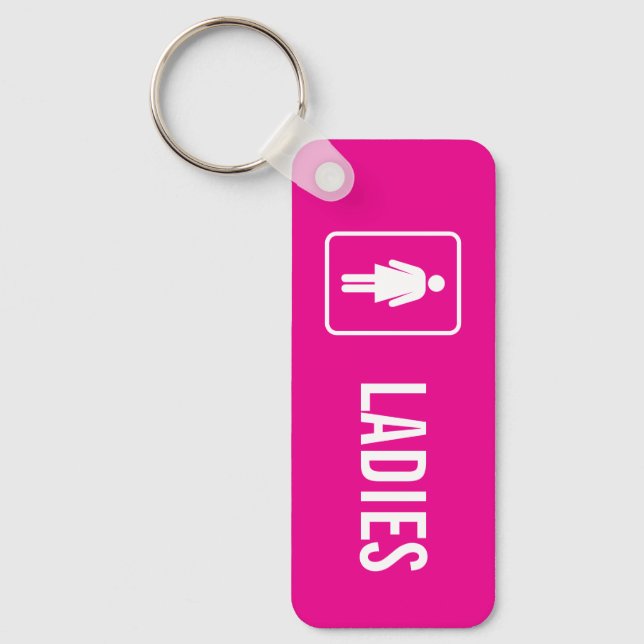 Ladies Toilet Keychain (Front)