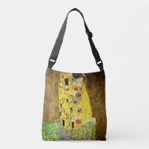 Ladies Tote Bag with Klimt's The Kiss