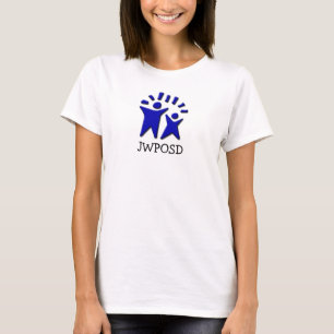 Ladies' White Fitted Baby Doll T-Shirt
