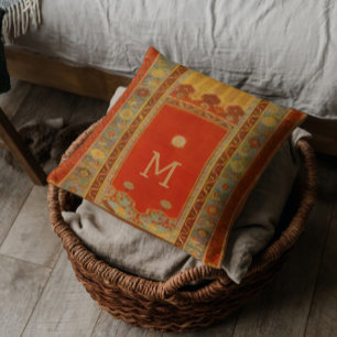 Ladik style - monogrammed cushion