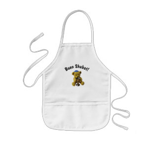 Ladino Shabbat Teddy Bear Apron