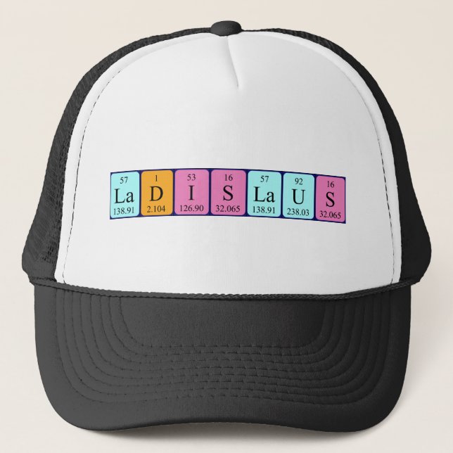 Ladislaus periodic table name hat (Front)