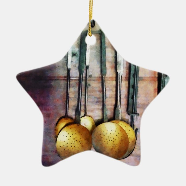 Ladles and Spatulas Ceramic Tree Decoration (Front)