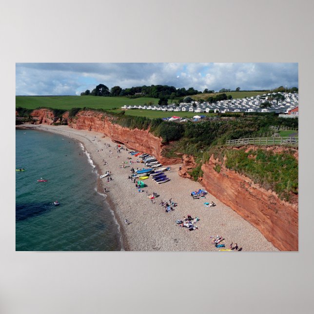 Ladram Bay Jurassic Coast Devon Poster (Front)
