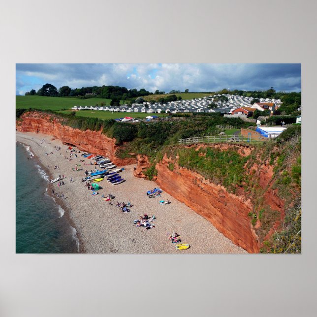 Ladram Bay Jurassic Coast Devon Poster (Front)
