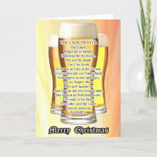 Lad's Christmas Holiday Card