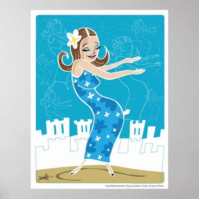 Lady Aberlin's MuuMuu Poster (Front)