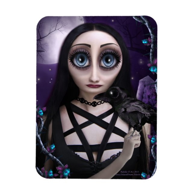 Lady Amethyst Magnet (Vertical)